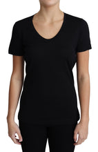 Load image into Gallery viewer, Dolce &amp; Gabbana Elegant Black Wool Round Neck T-Shirt
