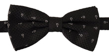 Load image into Gallery viewer, Dolce &amp; Gabbana Elegant Black Polka Dot Silk Bow Tie
