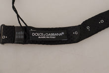 Load image into Gallery viewer, Dolce &amp; Gabbana Elegant Black Polka Dot Silk Bow Tie
