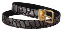 Load image into Gallery viewer, Dolce &amp; Gabbana Multicolor Leather Statement Belt
