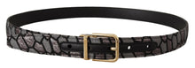 Load image into Gallery viewer, Dolce &amp; Gabbana Multicolor Leather Statement Belt
