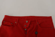 Load image into Gallery viewer, Dolce &amp; Gabbana Chic Red Cotton Denim Pants
