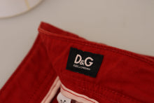 Load image into Gallery viewer, Dolce &amp; Gabbana Chic Red Cotton Denim Pants
