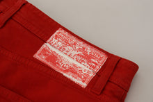 Load image into Gallery viewer, Dolce &amp; Gabbana Chic Red Cotton Denim Pants
