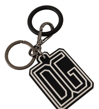 Load image into Gallery viewer, Dolce &amp; Gabbana Elegant Silver &amp; Rubber Designer Keyring
