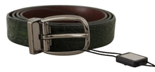 Load image into Gallery viewer, Dolce &amp; Gabbana Elegant Italian Leather Crocodile Belt

