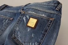 Load image into Gallery viewer, Dolce &amp; Gabbana Chic Tattered Denim Pants for the Modern Man
