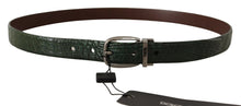 Load image into Gallery viewer, Dolce &amp; Gabbana Elegant Italian Leather Crocodile Belt

