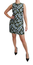 Load image into Gallery viewer, Dolce &amp; Gabbana Elegant Floral Mini Shift Dress
