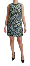 Load image into Gallery viewer, Dolce &amp; Gabbana Elegant Floral Mini Shift Dress
