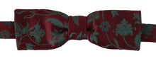 Load image into Gallery viewer, Dolce &amp; Gabbana Elegant Maroon Patterned Bow Tie
