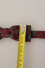 Load image into Gallery viewer, Dolce &amp; Gabbana Elegant Maroon Patterned Bow Tie
