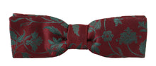 Load image into Gallery viewer, Dolce &amp; Gabbana Elegant Maroon Patterned Bow Tie
