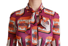 Load image into Gallery viewer, Dolce &amp; Gabbana Elegant Bellezza Print Silk Maxi Dress
