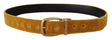 Load image into Gallery viewer, Dolce &amp; Gabbana Elegant Velvet Gold Buckle Women&#39;s Belt
