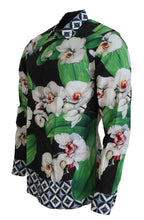 Load image into Gallery viewer, Dolce &amp; Gabbana Multicolor Floral Slim Gold Formal Shirt
