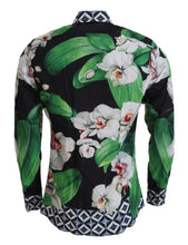 Load image into Gallery viewer, Dolce &amp; Gabbana Multicolor Floral Slim Gold Formal Shirt
