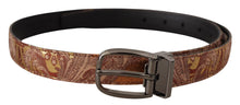 Load image into Gallery viewer, Dolce &amp; Gabbana Multicolor Leather Signature Belt
