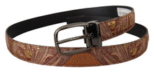 Load image into Gallery viewer, Dolce &amp; Gabbana Multicolor Leather Signature Belt
