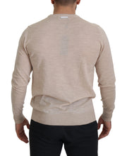 Load image into Gallery viewer, Dolce &amp; Gabbana Elegant Beige Crewneck Wool Sweater
