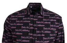 Load image into Gallery viewer, Dolce &amp; Gabbana Elegant Slim Fit Black Dress Shirt
