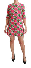 Load image into Gallery viewer, Dolce &amp; Gabbana Pink Sicily Cupcake Shift Mini Dress
