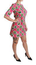 Load image into Gallery viewer, Dolce &amp; Gabbana Pink Sicily Cupcake Shift Mini Dress
