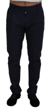 Load image into Gallery viewer, Dolce &amp; Gabbana Blue Cotton Chino Formal Pants
