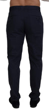 Load image into Gallery viewer, Dolce &amp; Gabbana Blue Cotton Chino Formal Pants
