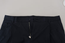 Load image into Gallery viewer, Dolce &amp; Gabbana Blue Cotton Chino Formal Pants
