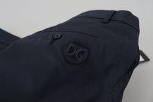 Load image into Gallery viewer, Dolce &amp; Gabbana Blue Cotton Chino Formal Pants
