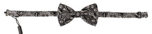 Load image into Gallery viewer, Dolce &amp; Gabbana Elegant Silk Black and White Bow Tie
