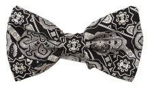 Load image into Gallery viewer, Dolce &amp; Gabbana Elegant Silk Black and White Bow Tie
