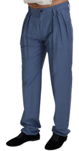 Load image into Gallery viewer, Dolce &amp; Gabbana Elegant Regular Fit Dress Pants in Blue
