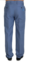 Load image into Gallery viewer, Dolce &amp; Gabbana Elegant Regular Fit Dress Pants in Blue
