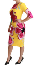 Load image into Gallery viewer, Dolce &amp; Gabbana Sunshine Bloom Sheath Knee-Length Dress
