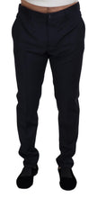 Load image into Gallery viewer, Dolce &amp; Gabbana Blue Wool Chino Formal Pants
