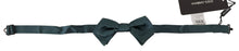 Load image into Gallery viewer, Dolce &amp; Gabbana Elegant Green Silk Bow Tie
