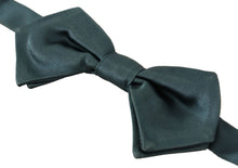 Load image into Gallery viewer, Dolce &amp; Gabbana Elegant Green Silk Bow Tie
