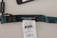 Load image into Gallery viewer, Dolce &amp; Gabbana Elegant Green Silk Bow Tie
