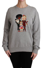 Load image into Gallery viewer, Dolce &amp; Gabbana Elegant Multicolor Embroidered Crew-neck Sweater
