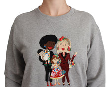 Load image into Gallery viewer, Dolce &amp; Gabbana Elegant Multicolor Embroidered Crew-neck Sweater
