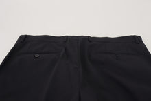 Load image into Gallery viewer, Dolce &amp; Gabbana Black Wool Chino Formal Pants
