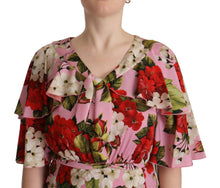 Load image into Gallery viewer, Dolce &amp; Gabbana Enchanting Floral Silk Maxi Dress
