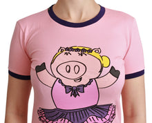 Load image into Gallery viewer, Dolce &amp; Gabbana Pink YEAR OF THE PIG Top Cotton T-shirt
