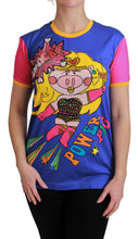 Load image into Gallery viewer, Dolce &amp; Gabbana Purple PIG SUPERGIRL Top Cotton T-shirt
