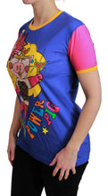 Load image into Gallery viewer, Dolce &amp; Gabbana Purple PIG SUPERGIRL Top Cotton T-shirt
