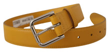 Load image into Gallery viewer, Dolce &amp; Gabbana Elegant Leather Belt in Sunshine Yellow
