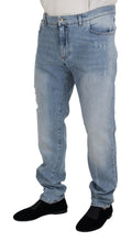 Load image into Gallery viewer, Dolce &amp; Gabbana Light Blue Washed Cotton Denim Jeans
