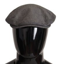 Load image into Gallery viewer, Dolce &amp; Gabbana Gray Newsboy Men Capello Cotton Blend Hat
